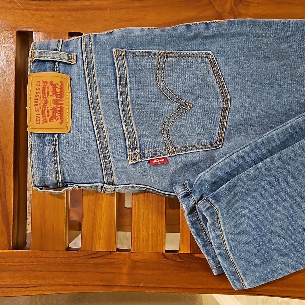 NWT Levi's 720 High-Rise Super Skinny Adj. Waist Stretch Jean Youth Size 12